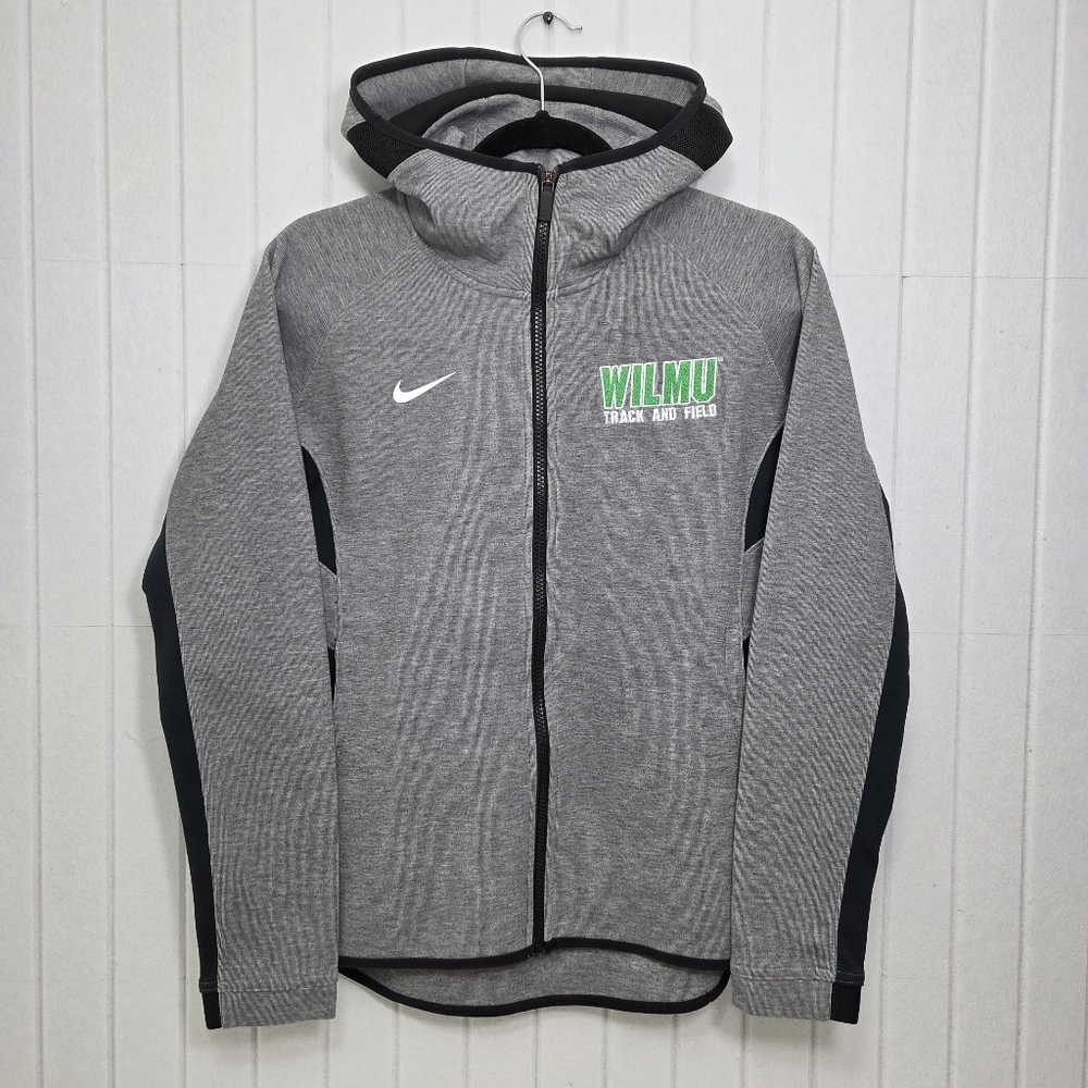 Nike WILMU Track and Field Gray and Black Jacket/Hoodie Size M
